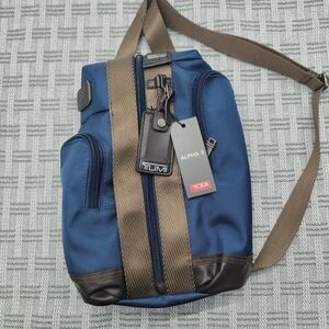 Tumi Alpha Bravo Monterey Blue Anti-Theft Sling | Tactical Crossbody Bag
